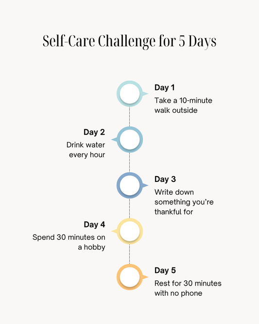 5-day journaling challenge with daily writing prompts