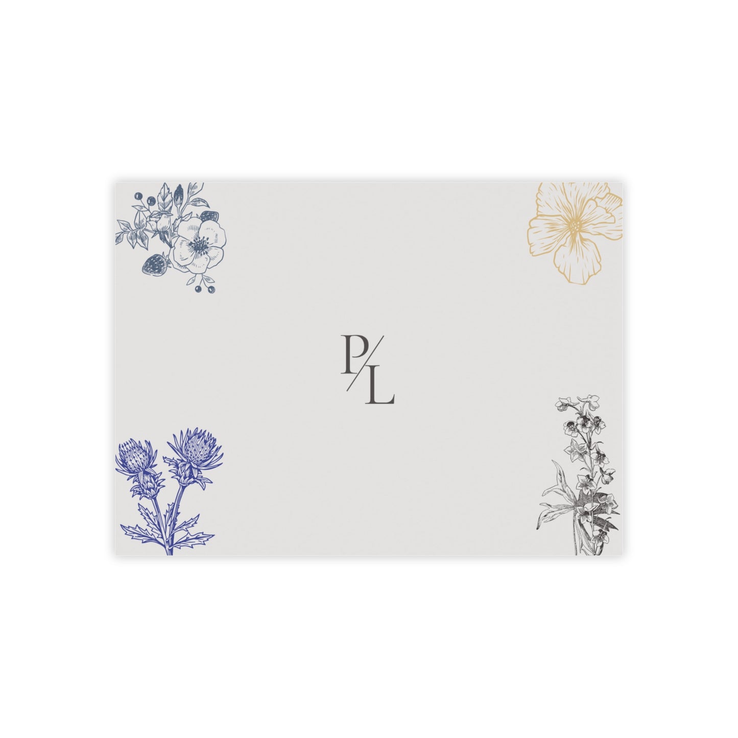 Floral Notepad, Botanical Note Pad, Office Supply, Gift for Teachers, Stationery, Work or Study Notepad