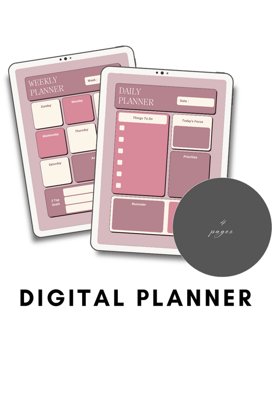 Purple Planner - Aesthetic Planner PDF