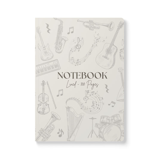 Softcover Notebook | 100 Page Composition Notebook | 200 Page Notebook