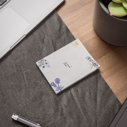 Floral Notepad, Botanical Note Pad, Office Supply, Gift for Teachers, Stationery, Work or Study Notepad