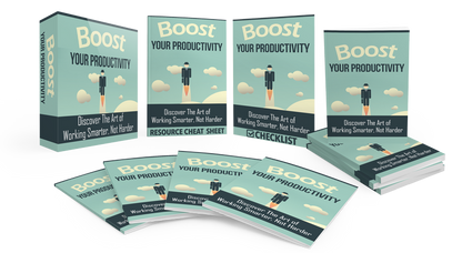 📈 Boost Your Productivity: Get More Done, Waste Less Time, Live Better