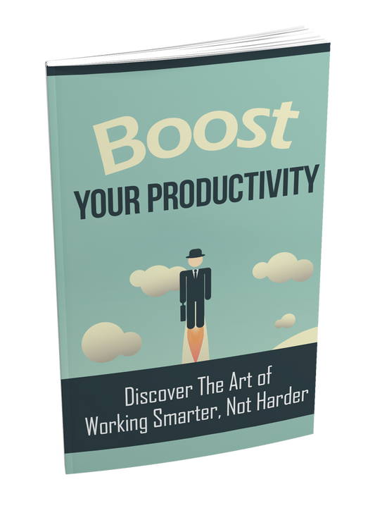 📈 Boost Your Productivity: Get More Done, Waste Less Time, Live Better