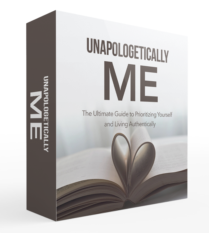 Book titled 'Unapologetically Me' box set in a white background