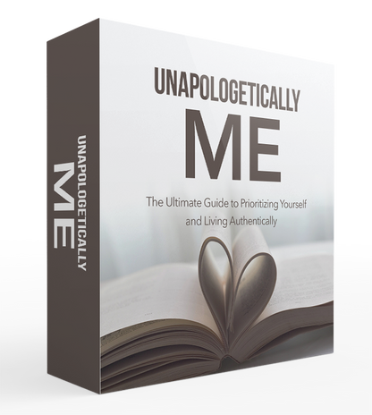 Book titled 'Unapologetically Me' box set in a white background