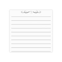 Floral Notepad, Botanical Note Pad, Office Supply, Gift for Teachers, Stationery, Work or Study Notepad