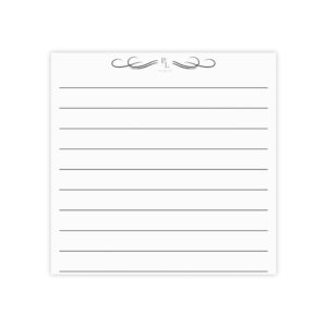 Floral Notepad, Botanical Note Pad, Office Supply, Gift for Teachers, Stationery, Work or Study Notepad