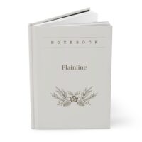 Hardcover and Composition Notebook | Gray Ruled Notebook