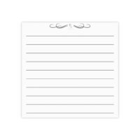 Floral Notepad, Botanical Note Pad, Office Supply, Gift for Teachers, Stationery, Work or Study Notepad