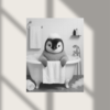 Bathtub Whimsy – Penguin Edition | Chill & Whimsical Bathroom Wall Art (Digital Download)