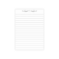 Floral Notepad, Botanical Note Pad, Office Supply, Gift for Teachers, Stationery, Work or Study Notepad