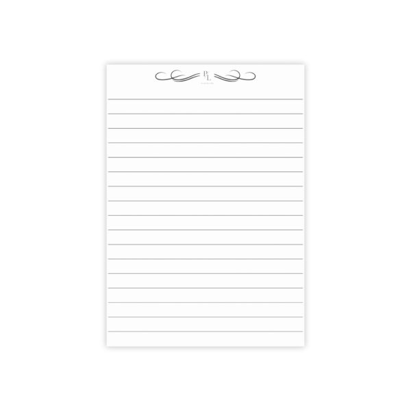 Floral Notepad, Botanical Note Pad, Office Supply, Gift for Teachers, Stationery, Work or Study Notepad