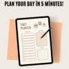 All In One Planner - Brown Digital Planner