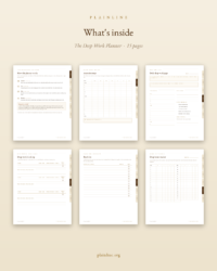 The Deep Work Planner: Focus Blocks & Deep Hours Tracker