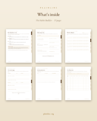 The Habit Builder Planner: Habit Design, Streak Tracker & Recovery System